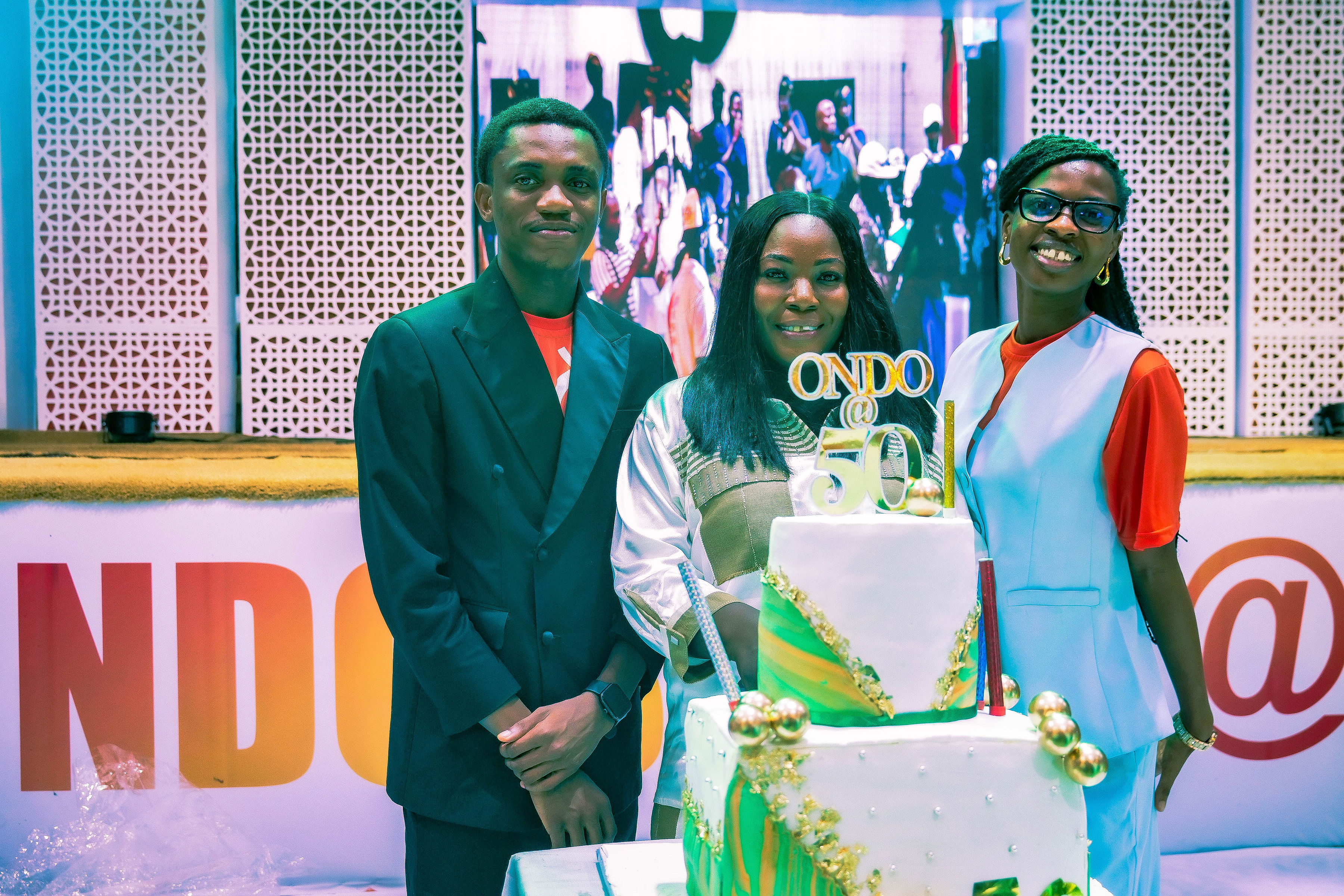Dominion Akinrotimi at the Ondo State at 50 Anniversary Event, 2026