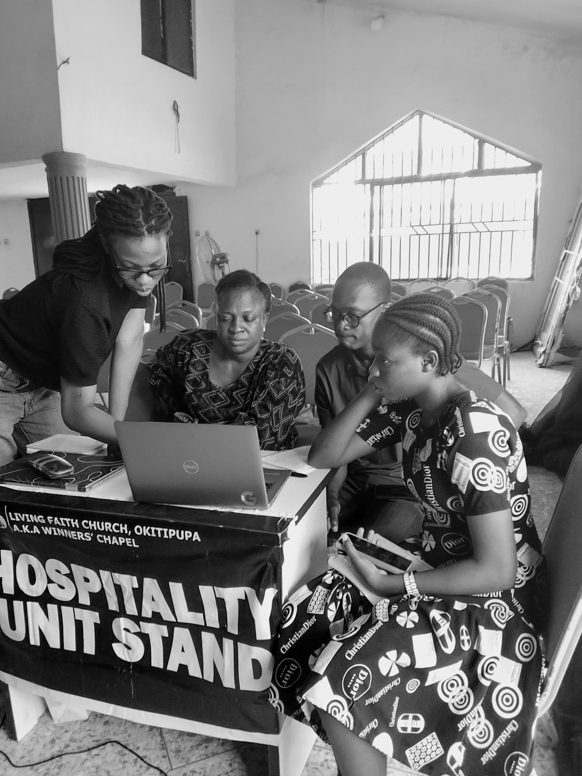 Dominion Akinrotimi leading the Youth Alive Tech Skill Up program, 2025